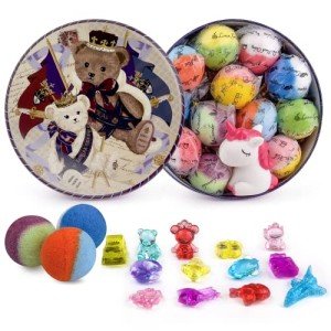 12 Bath Bombs with Surprise Toys for Kids