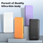 WIXLI Portable Charger, 10000mAh Slimmest Power Bank, Dual USB Battery Pack, High Speed Portable Phone Charge for iPhone 15 14 13 12 11 Pro Samsung S22 S21 Google AirPods iPad and More