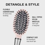 Conair Velvet Touch Detangling Travel Hairbrush