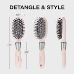 Conair Velvet Touch Detangling Travel Hairbrush