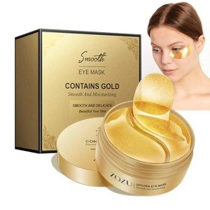 60 Pcs Gold Under Eye Patches for Puffiness