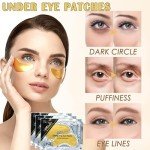 24K Gold Under Eye Patches - 30 Pairs