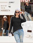Cute Casual Black Tops for Women Under $10