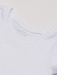 Girls' Basic Layering Tee Shirt in White 7/8