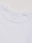 Girls' Basic Layering Tee Shirt in White 7/8