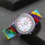 Colorful Rhinestone Women's Quartz Watch Under $10