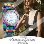Colorful Rhinestone Women's Quartz Watch Under $10
