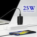 Type C Charger, 2-Pack 25W Type C Super Fast Charging Block with 6ft USB C Charger Cable Compatible with Galaxy S23 Ultra/S23+/S22/S21/S20
