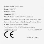 12 Pairs Heart-Shaped Sunglasses for Parties