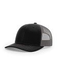 Black/Charcoal Richardson Trucker Cap - One Size