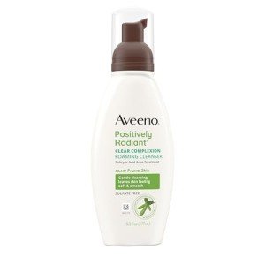 Aveeno Foaming Facial Cleanser for Acne-Prone Skin