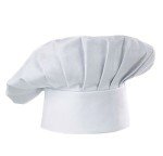 Adjustable White Chef Hat for Adults