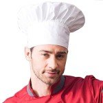 Adjustable White Chef Hat for Adults
