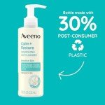 Aveeno Calm + Restore Facial Cleanser for Sensitive Skin