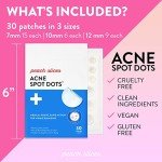Peach Slices Acne Spot Dots - 30 Ct