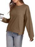 Aokosor Women's Stylish Fall Long Sleeve Top
