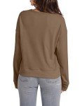 Aokosor Women's Stylish Fall Long Sleeve Top
