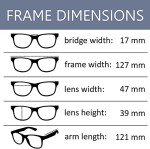 Kids Turquoise Owl Floral Clear Lens Glasses