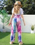 Girls 3D Pink Harem Pants with Pockets