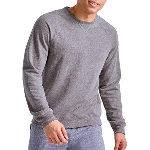 Hanes Men's Tri-Blend Crewneck Sweatshirt - Black