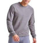 Hanes Men's Tri-Blend Crewneck Sweatshirt - Black