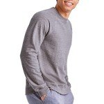 Hanes Men's Tri-Blend Crewneck Sweatshirt - Black
