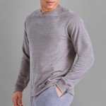 Hanes Men's Tri-Blend Crewneck Sweatshirt - Black