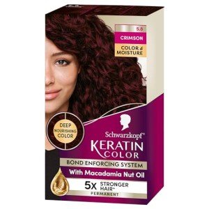 Schwarzkopf Keratin Color Hair Dye 5.8 Crimson