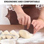 5 Pack Non-Scratch Pan Scrapers for Easy Cleaning