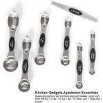 Magnetic Stainless Steel Measuring Spoons Set