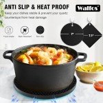 Silicone Trivet Mats - 4 Heat Resistant Hot Pads