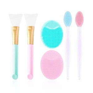 Silicone Face Mask and Lip Brush Set (2PCS)
