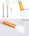 Silicone Face Mask and Lip Brush Set (2PCS)
