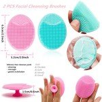 Silicone Face Mask and Lip Brush Set (2PCS)