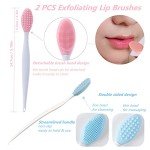 Silicone Face Mask and Lip Brush Set (2PCS)