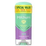 Mitchum Women's Antiperspirant Stick, Shower Fresh 2-Pack