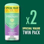 Mitchum Women's Antiperspirant Stick, Shower Fresh 2-Pack