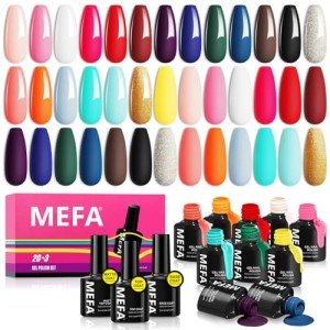 23-Color Gel Nail Polish Set for All Seasons
