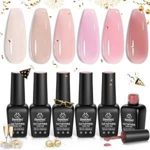 Colorful Beetles Jelly Gel Nail Polish Set