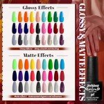 30PCS Colorful Gel Nail Polish Set