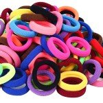 120 Pcs Colorful Baby Hair Ties for Kids