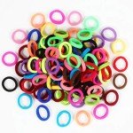 120 Pcs Colorful Baby Hair Ties for Kids