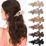 6 Pack Butterfly Hair Claw Clips