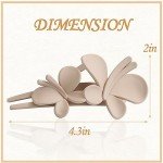 6 Pack Butterfly Hair Claw Clips