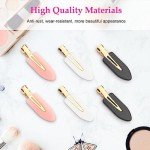 6 Pcs No Bend Hair Clips for Styling