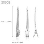 30 Pack Silver Duck Bill Hair Clips