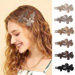 6 Pack Butterfly Hair Claw Clips