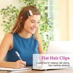 6 Pcs No Bend Hair Clips for Styling