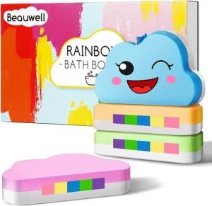 Rainbow Bath Bombs Gift Set for Kids