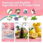 Colorful Organic Bath Bombs Gift Set - 8pcs